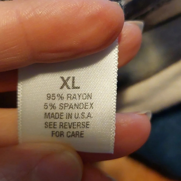 Vintage Contempo Casuals tie dye Pull On Faux Wrap 90's Y2K Beach Resortwear - Picture 5 of 5